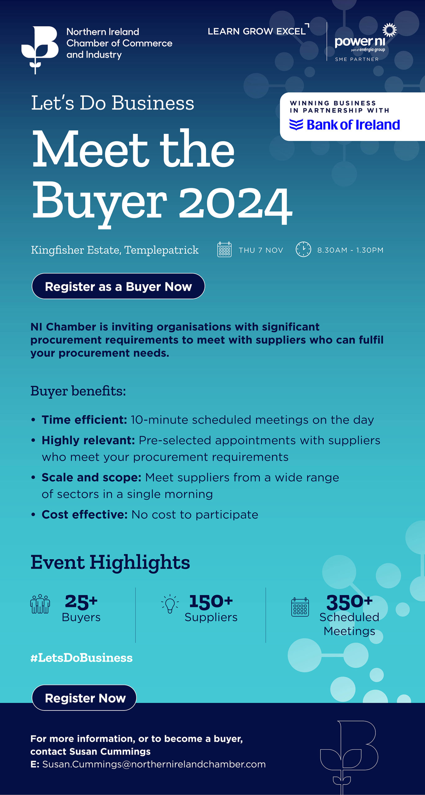 NI Chamber event: Meet the buyer, 2024.